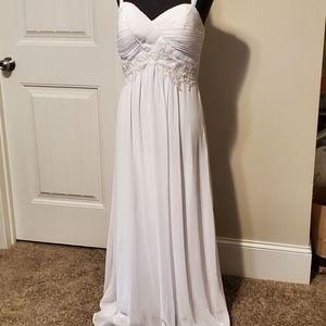 Beach Style Wedding Dress with Matching Veil